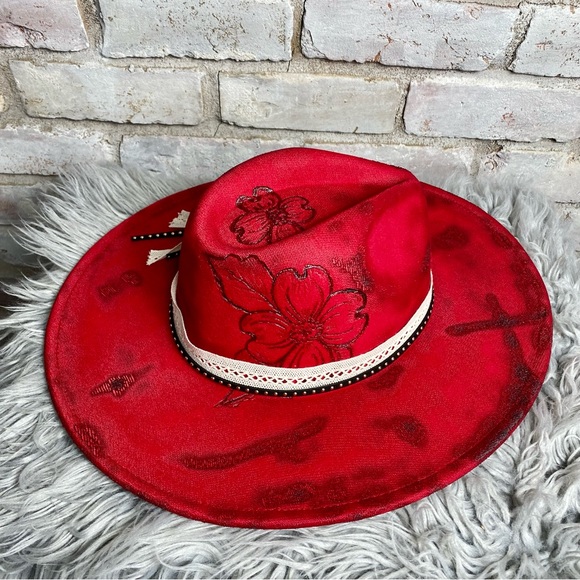 NWT Custom Hat “Dogwood Blooms” - Picture 5 of 9